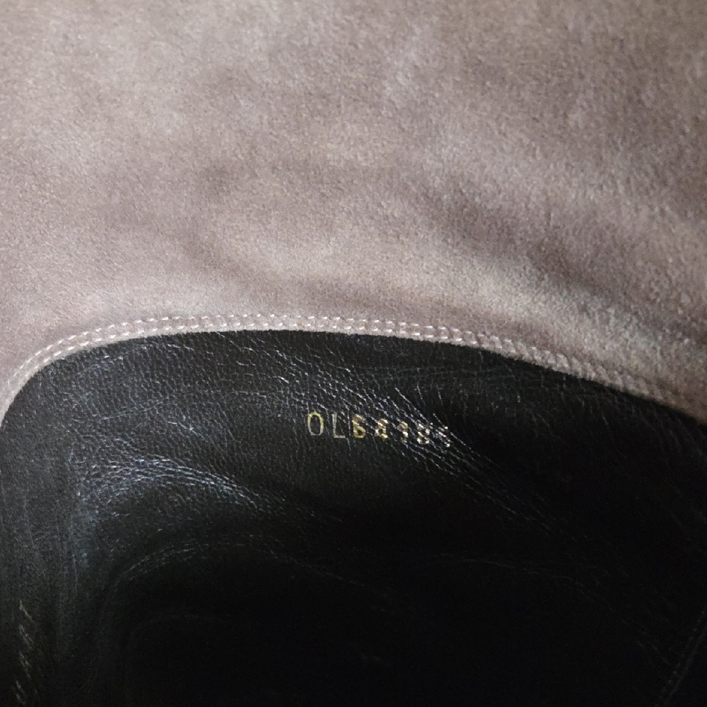 Stuart Weitzman 5050 Bold Tan Suede Over the Knee Boots - Picture 5 of 9